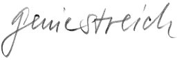 Logo geniestreich